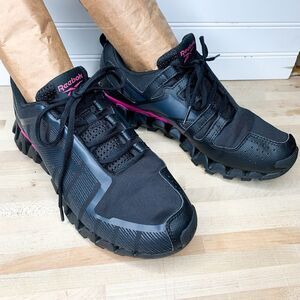 Womens Reebok Zigwild TR6 Zegtech Trail Inspired Running Shoe Size 9.5 Blk/Pink